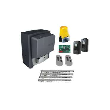 CAME BX708 COMBO CLASSICO KLED SR-4 автоматика для откатных ворот с сигнальной лампой и зубчатой рейкой 4 метра