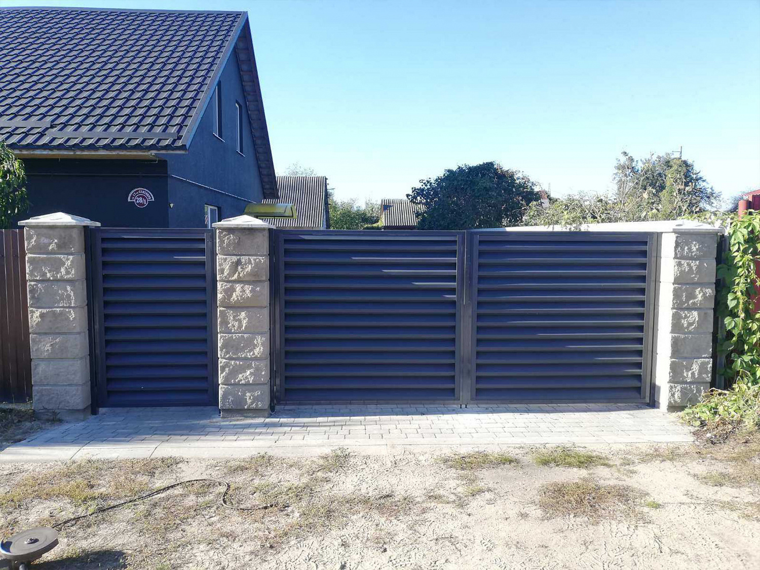 Изготовление распашных ворот